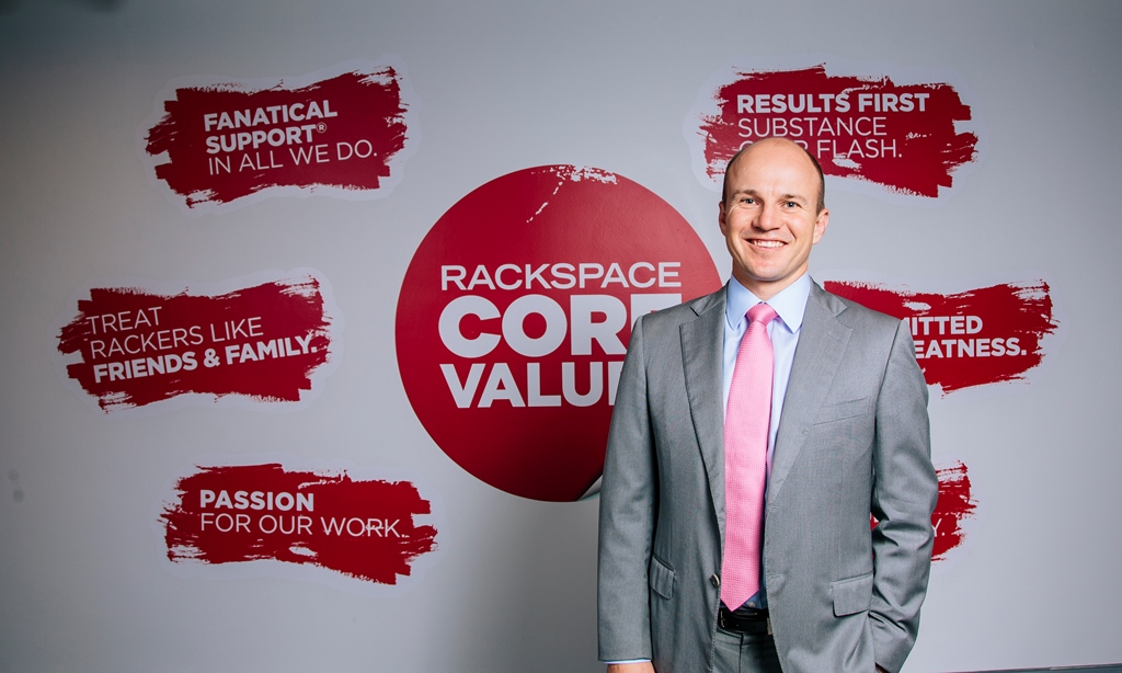 Angus Dorney, director and general manager of Rackspace Australia, says values are the heart and soul of the company’s success and great net promoter scores